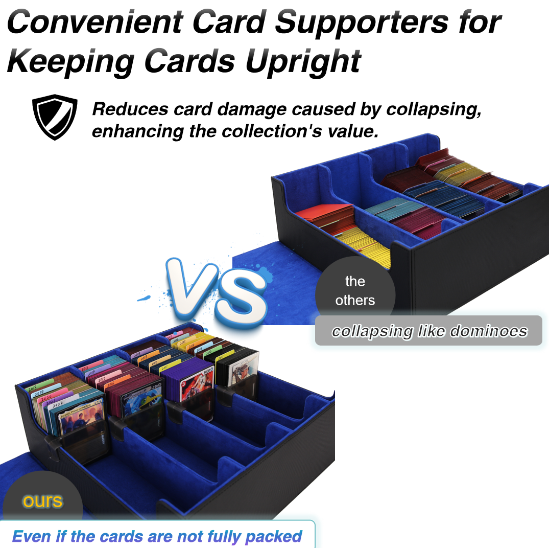 4 Row Card Storage with clip dividers