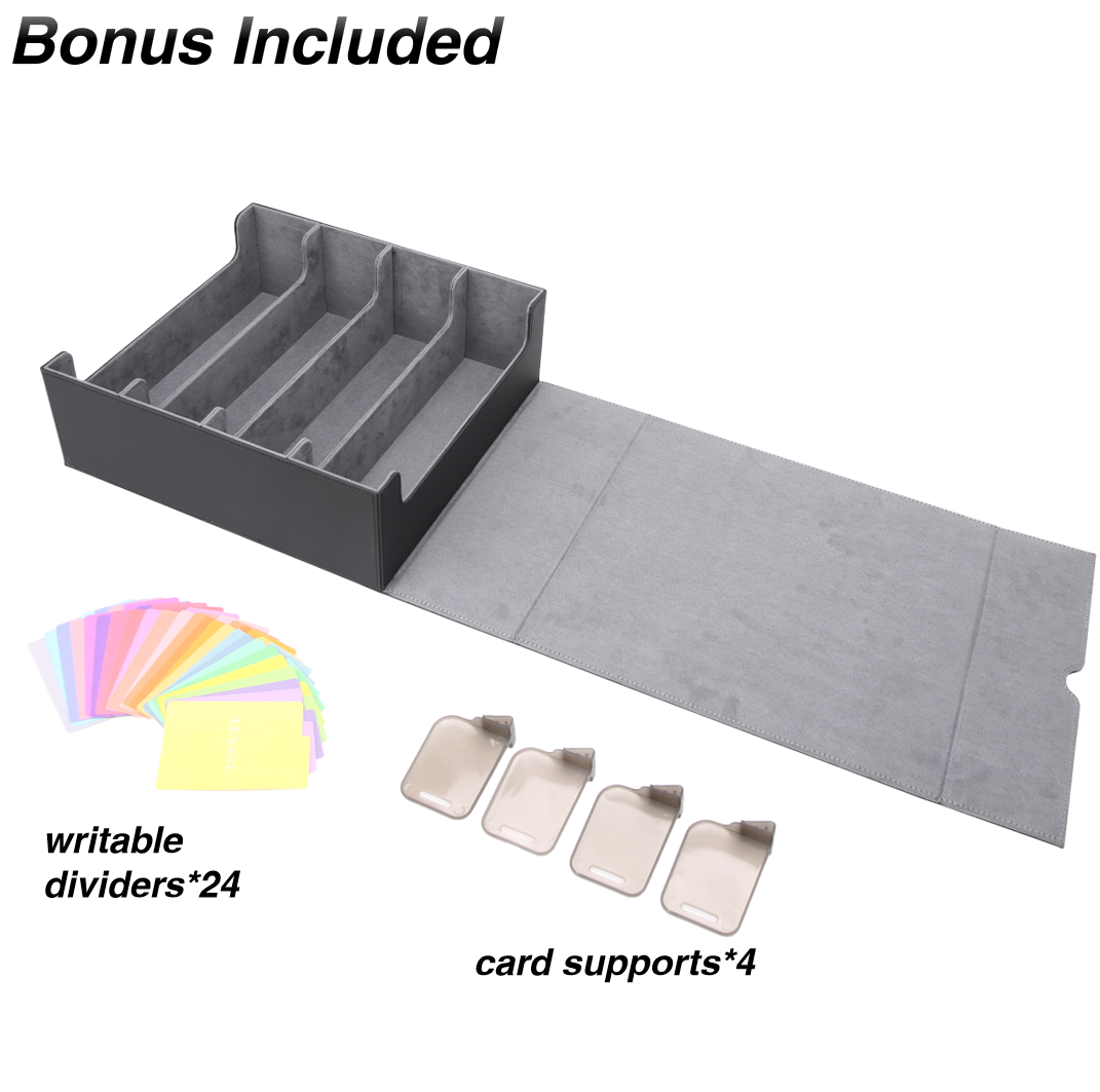 4 Row Card Storage with clip dividers