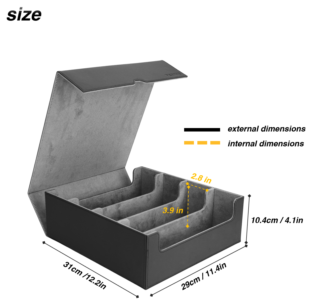 4 Row Card Storage with clip dividers