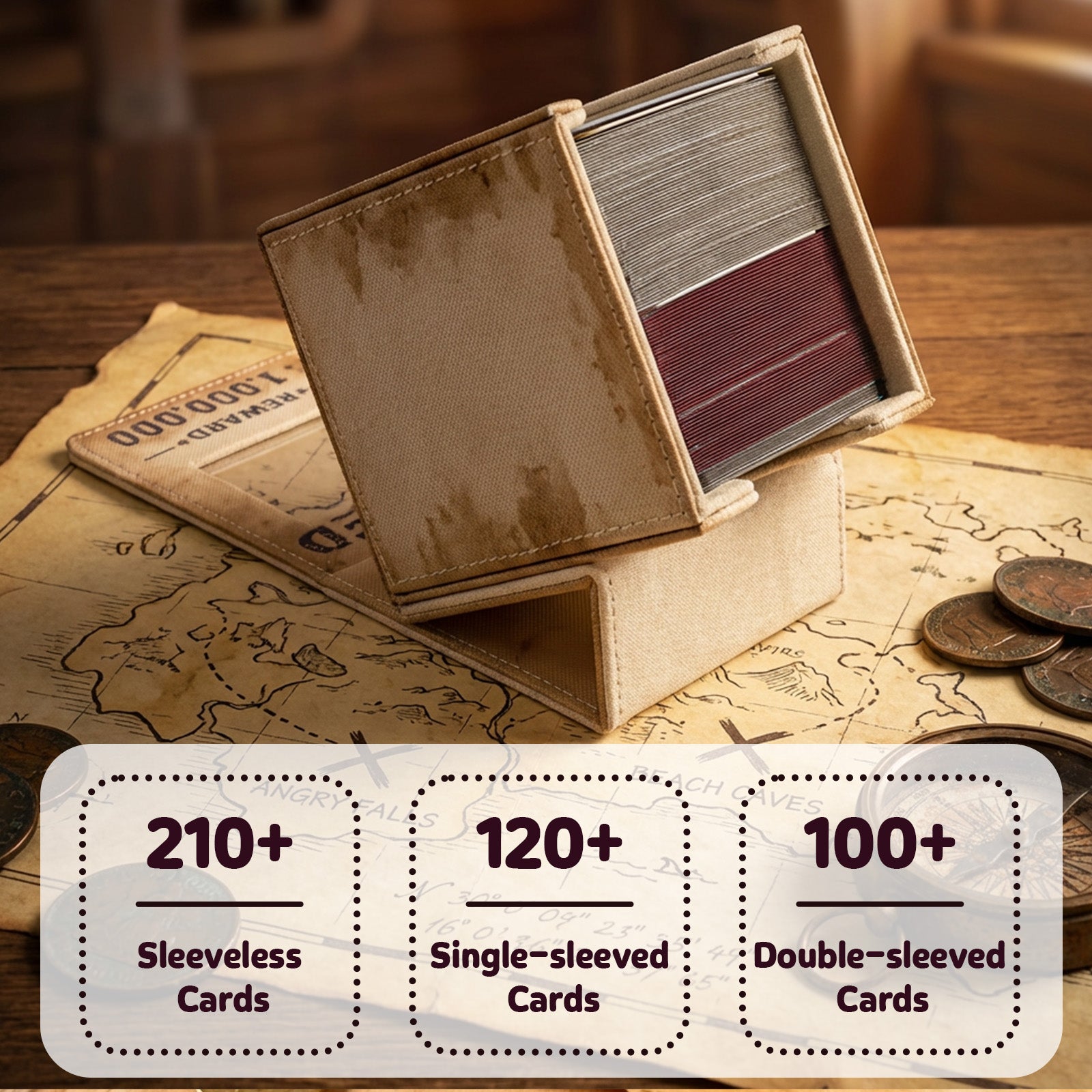 Wanted Poster Themed Deck Box