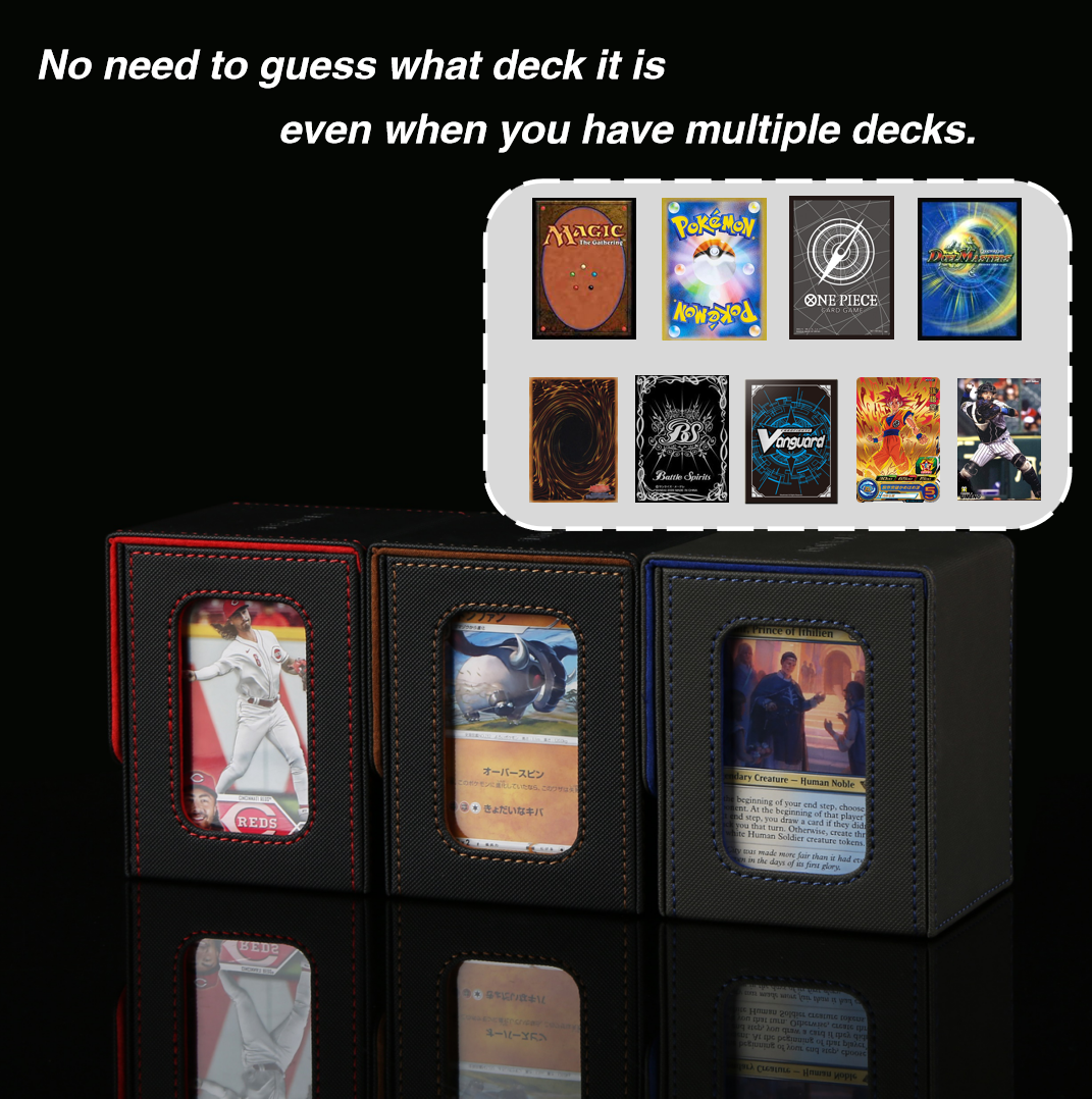 100+ Card Deck Box with one display window