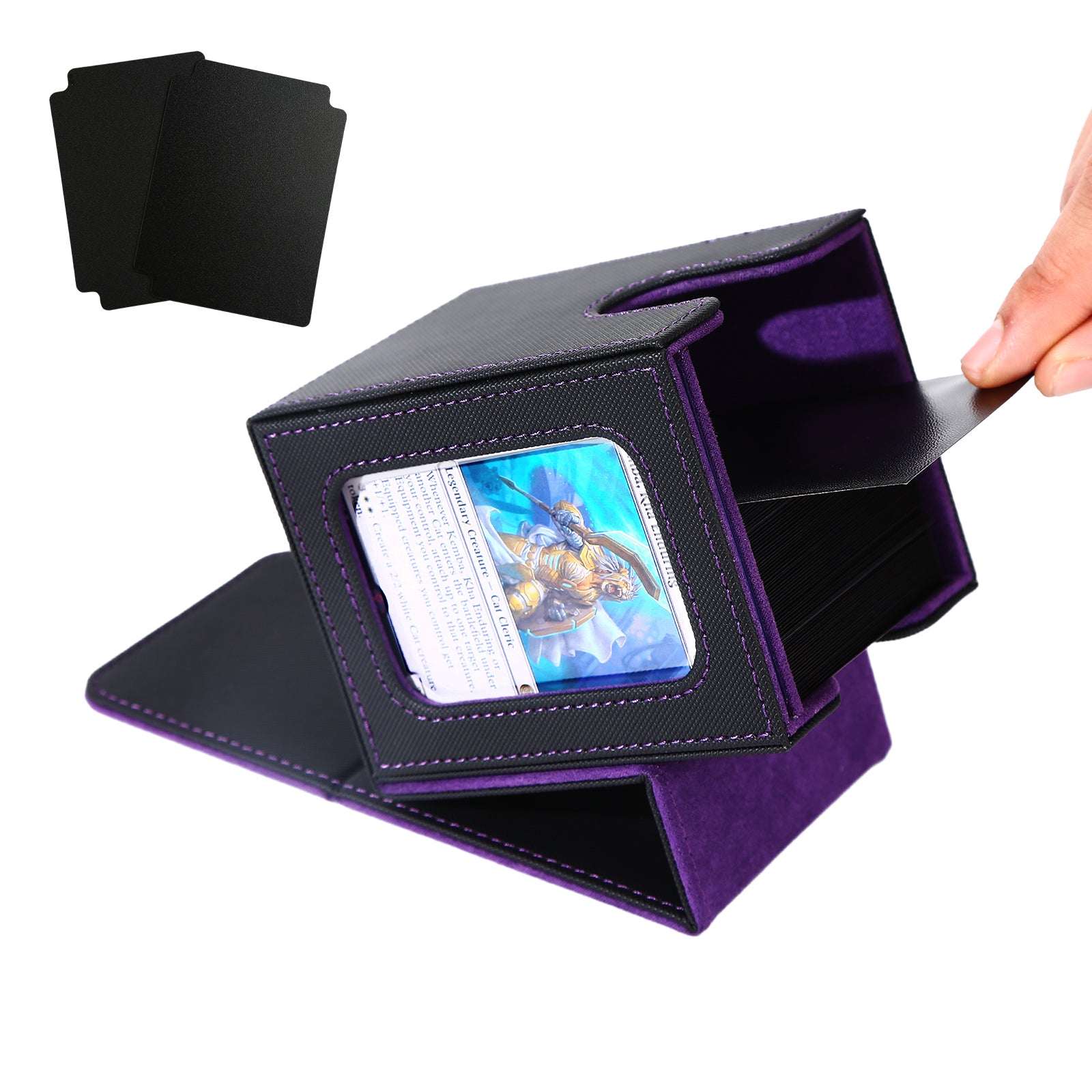 100+ Card Deck Box with one display window – VENSSU CARD DECK BOX