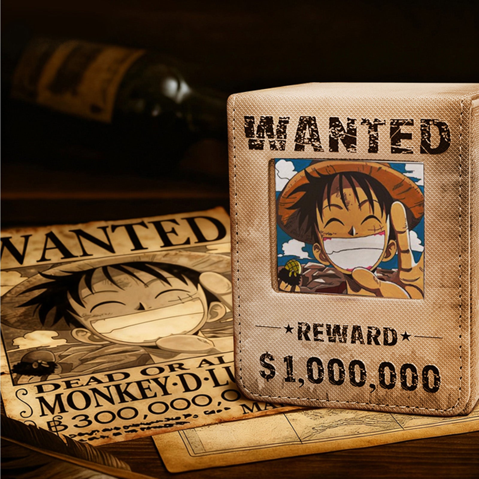 Wanted Poster Themed Deck Box