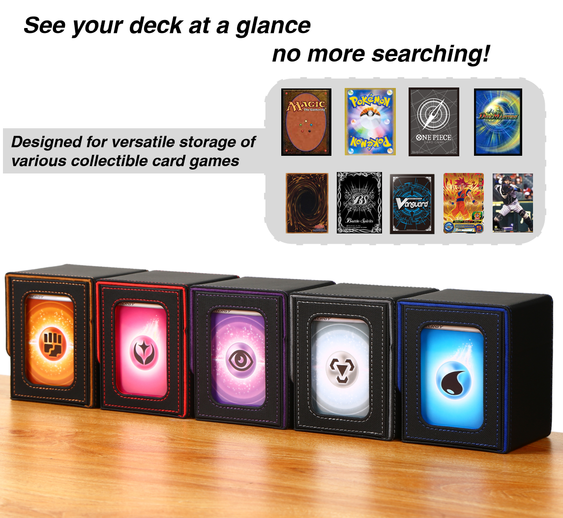 100+ Card Deck Box with one display window