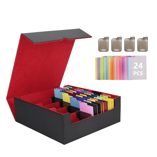 4 Row Card Storage with clip dividers