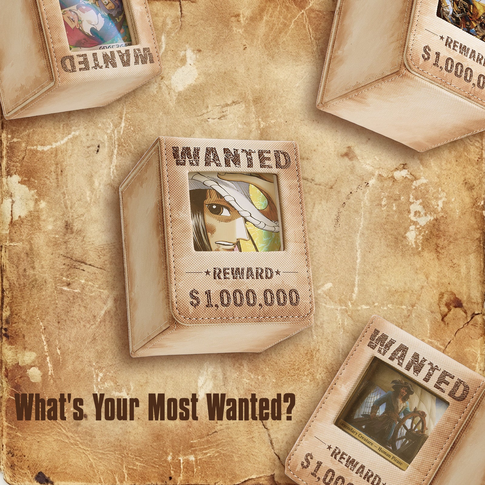 Wanted Poster Themed Deck Box