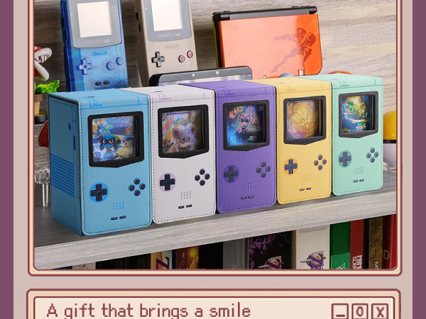 Retro Gaming Console MTG Deck Box with Dice Tray