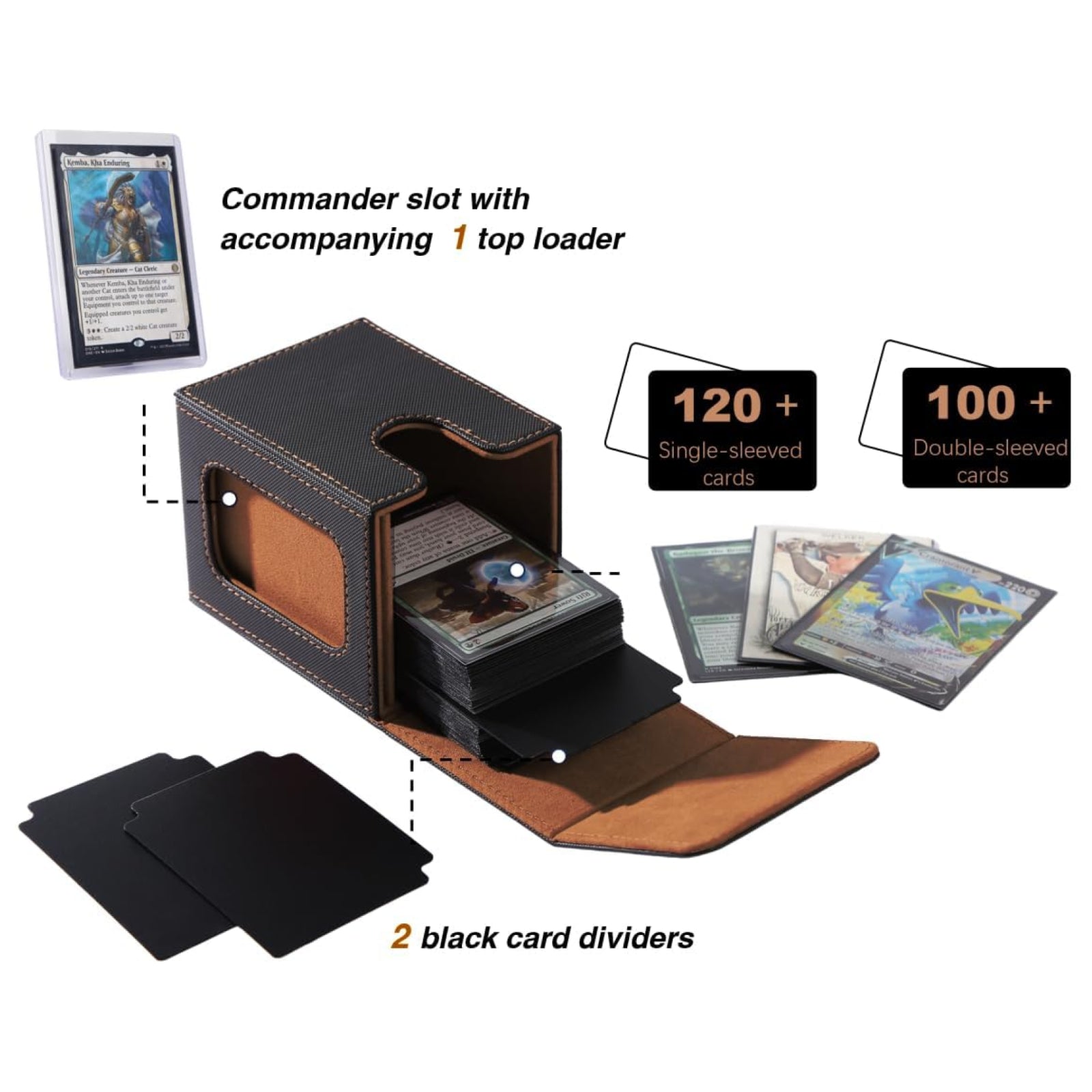 100+ Card Deck Box with one display window