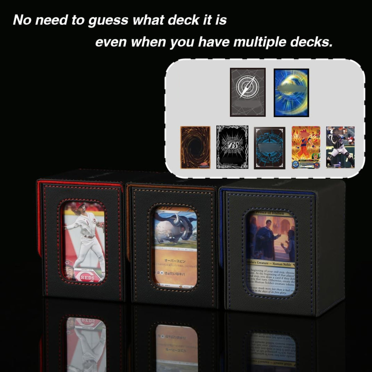 100+ Card Deck Box with one display window