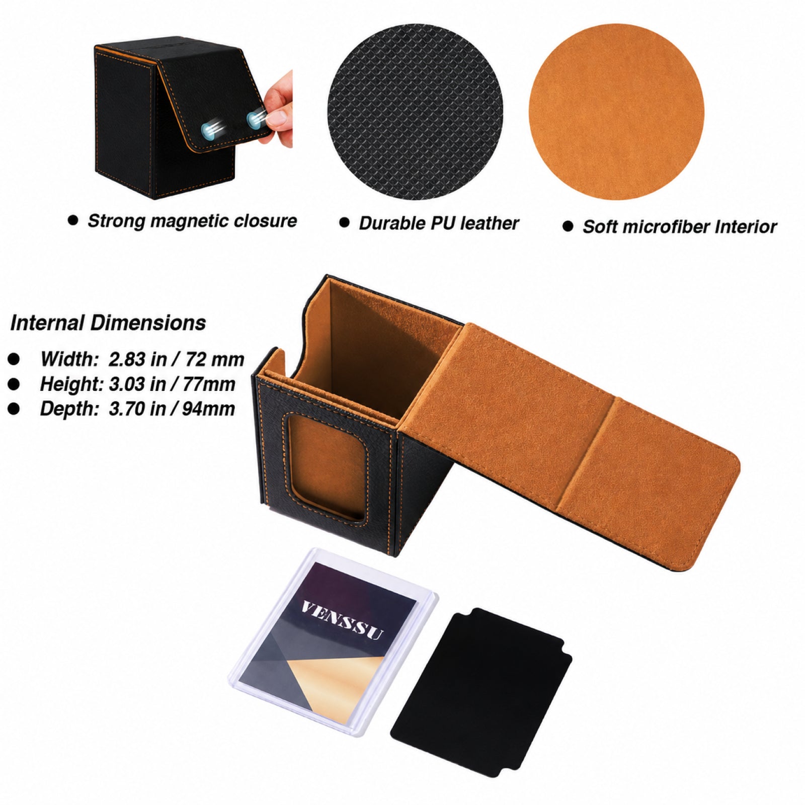 100+ Card Deck Box with one display window