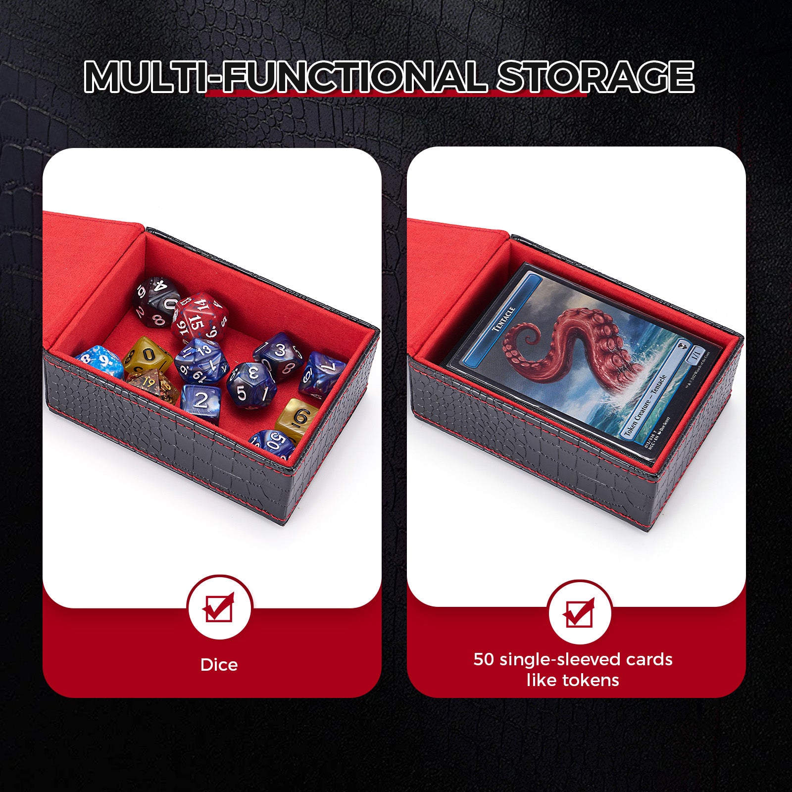 5 in 1 PU Leather Card Storage Case