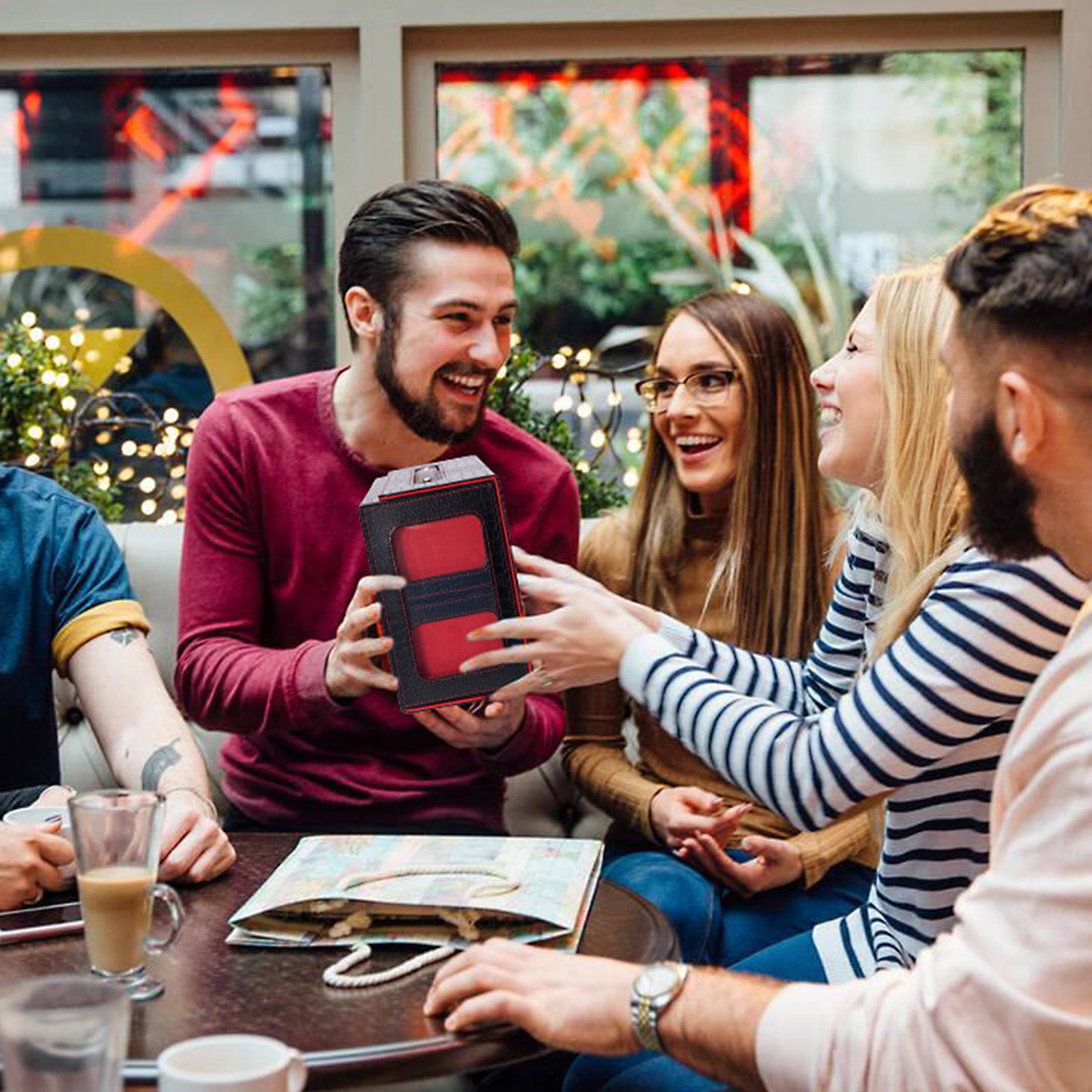 5 in 1 PU Leather Card Storage Case