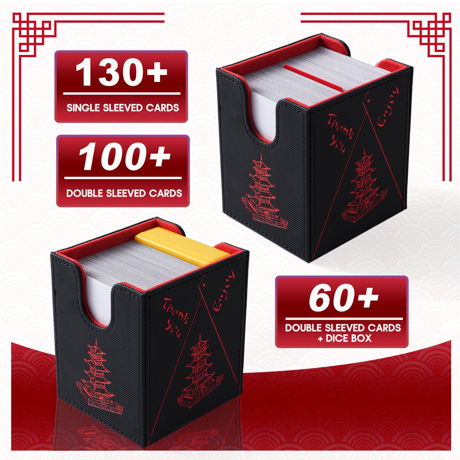 Chinese Takeout Deck Box VENSSU CARD DECK BOX Chinese Takeout Deck Box VENSSU CARD DECK BOX