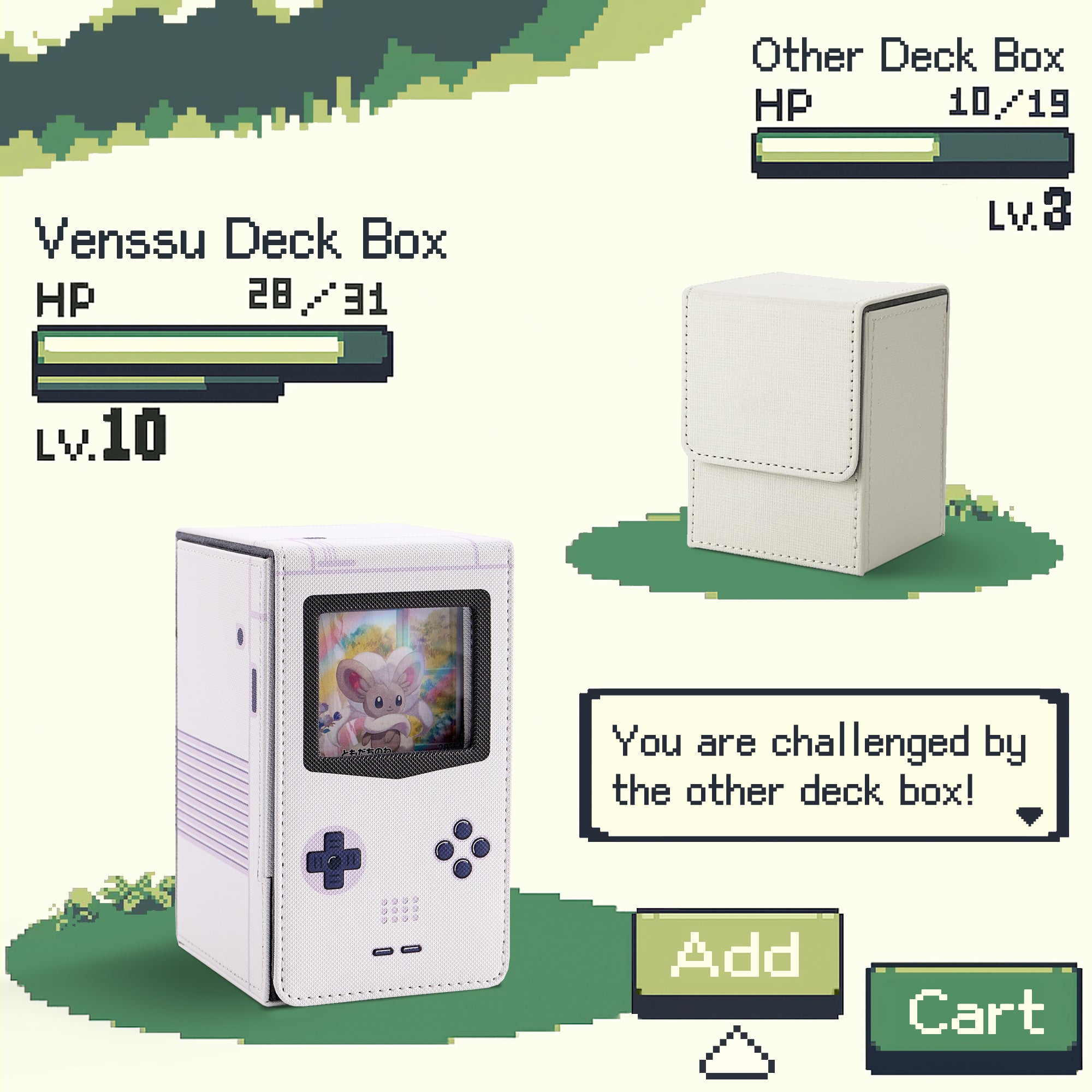 Retro Gaming Console MTG Deck Box with Dice Tray