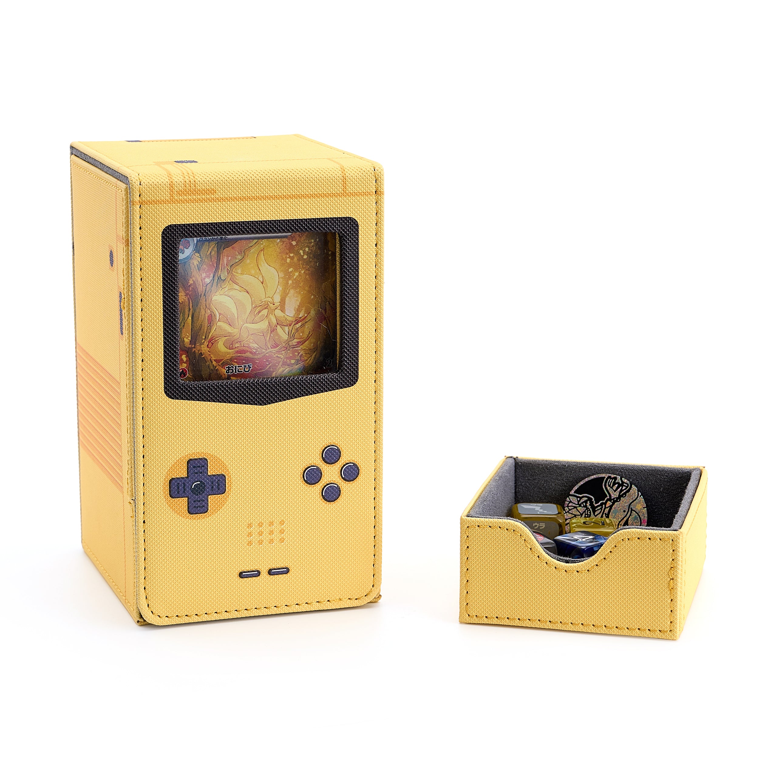 Retro Gaming Console MTG Deck Box with Dice Tray