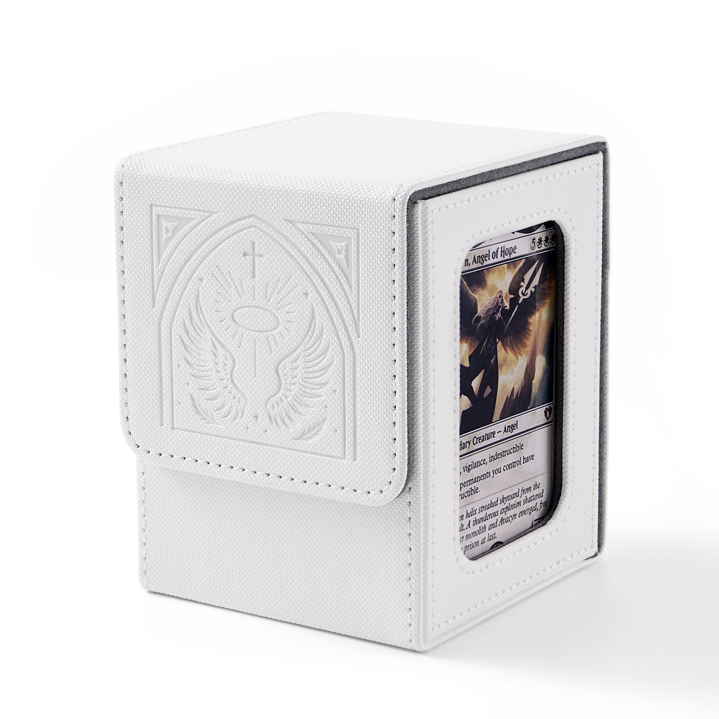 Embossed Design MTG Deck Box with Commander Display