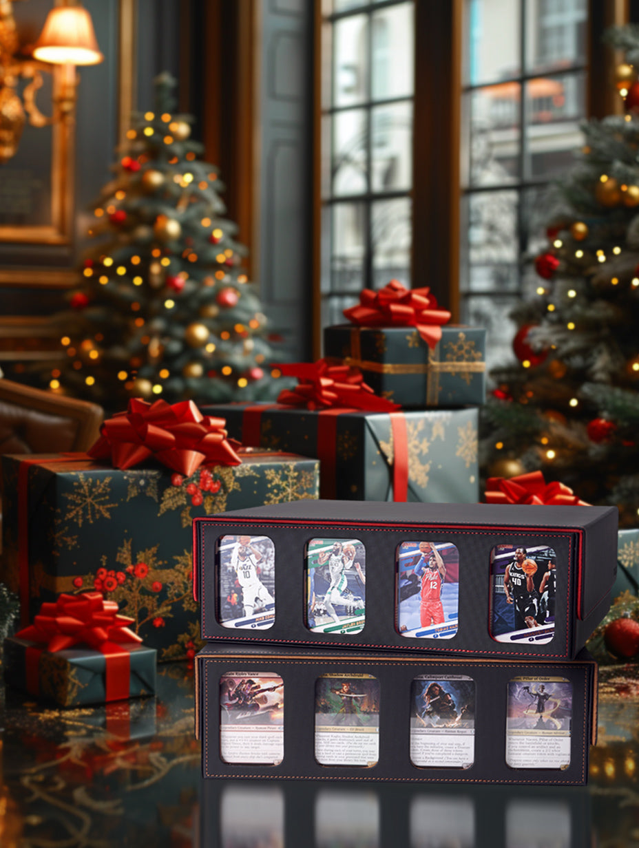 4 Row Card Storage with slot dividers and windows