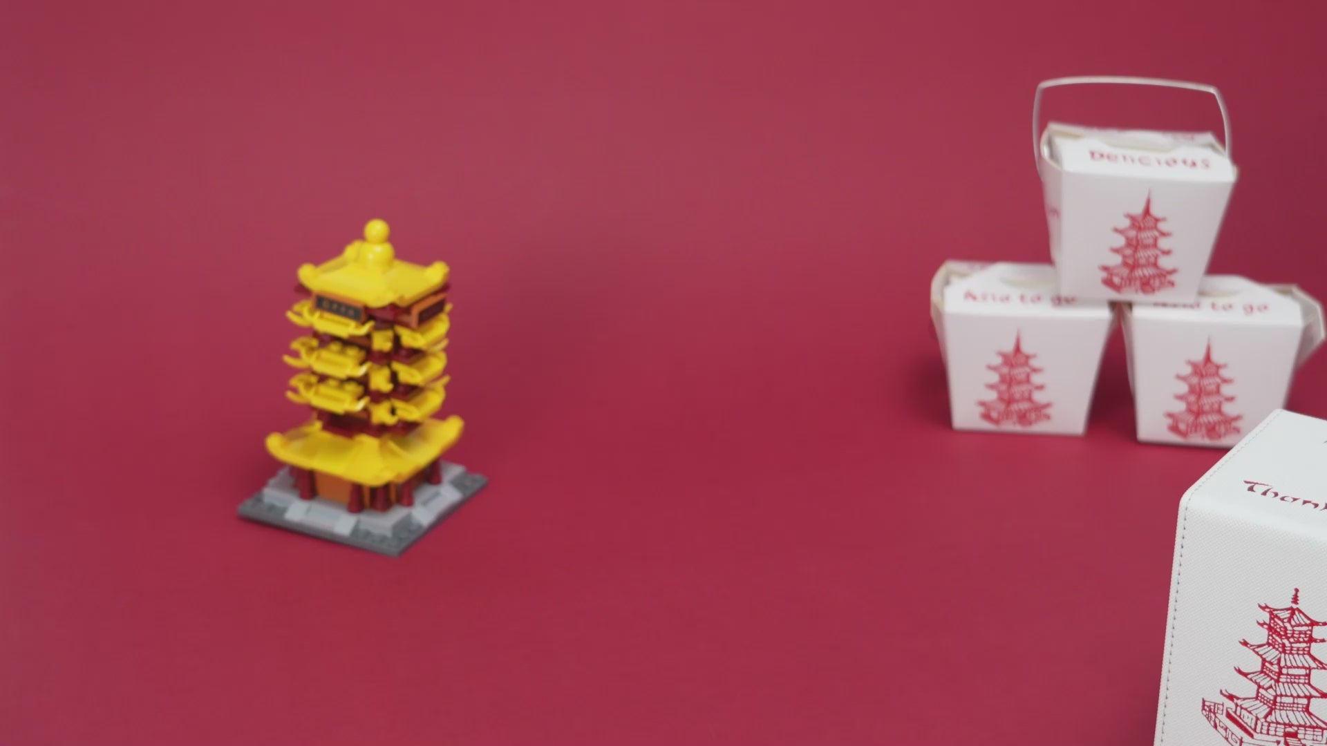 Chinese Takeout Deck Box with Commander Display Window